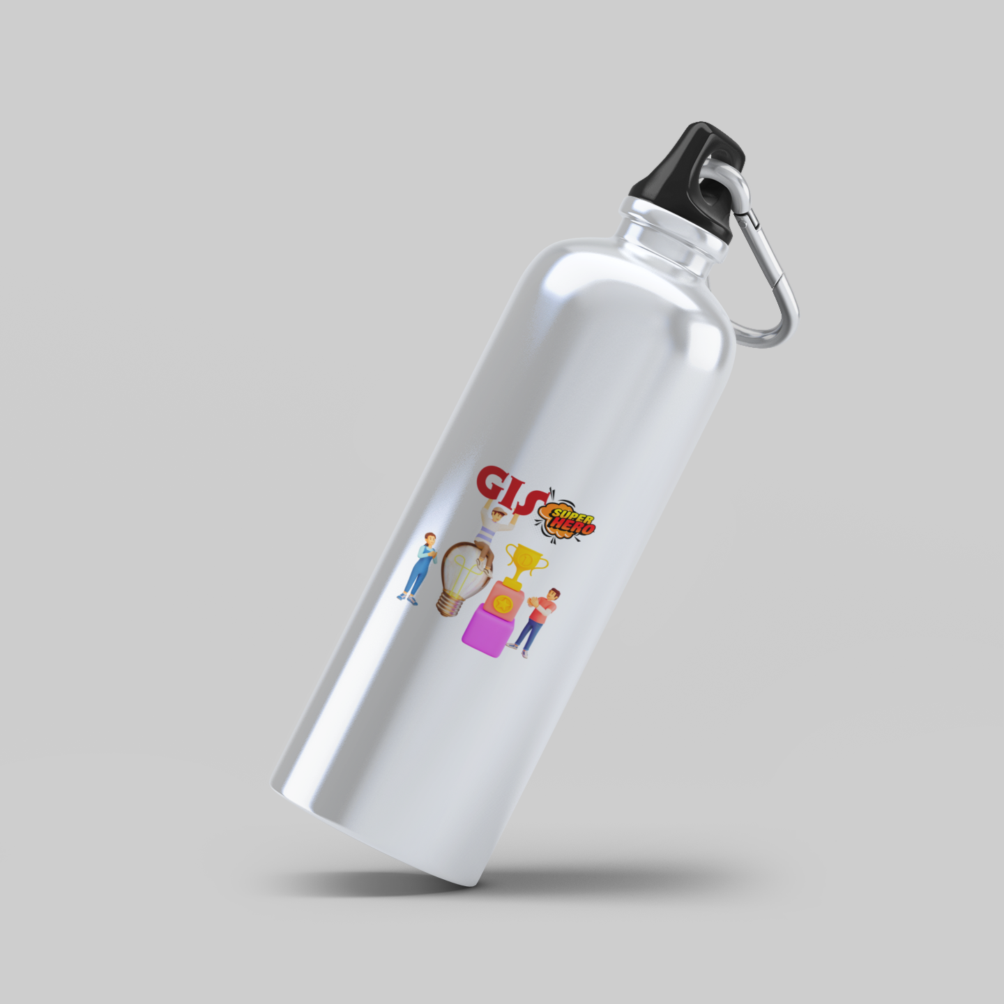 GIS Super Hero Water Bottle